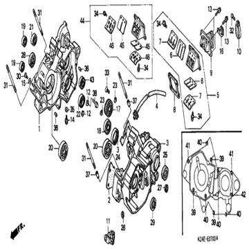 Bearing, shell, 33x38x8 (NTN), 91022-KA4-740 , Honda